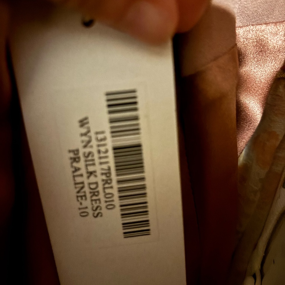 Reformation Silk Gown in Praline - Picture 4 of 4
